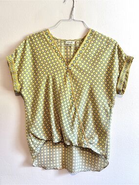 Max Studio Wrap-Front Top - Size Small